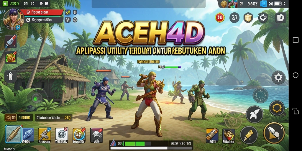 Tampilan utama <strong>ACEH4D</strong> yang menampilkan berbagai fitur Utility.