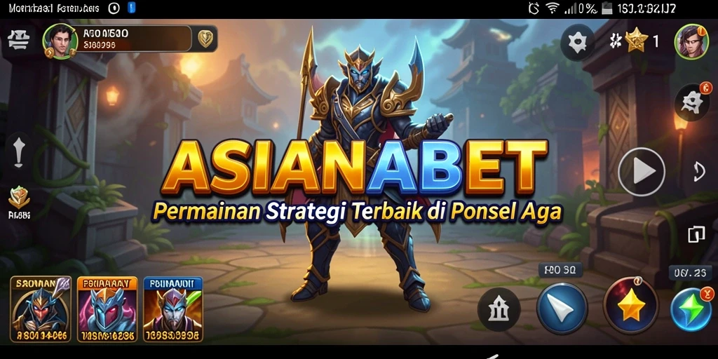 Tangkapan layar ASIANABET menunjukkan pertempuran epik dan pembangunan kerajaan.