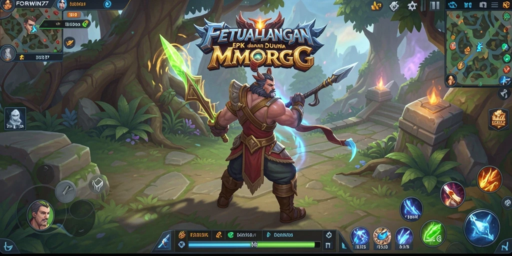 Gameplay seru dan menarik dalam FORWIN77 MMORPG.
