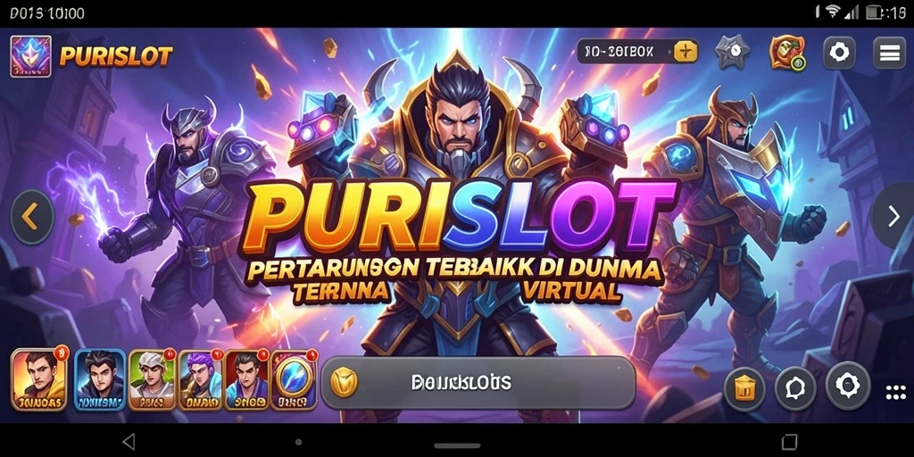 Gameplay epik pertarungan seru di PURISLOT.