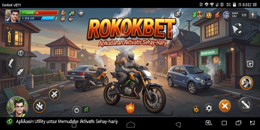Tampilan interface ROKOKBET yang sederhana dan menarik.