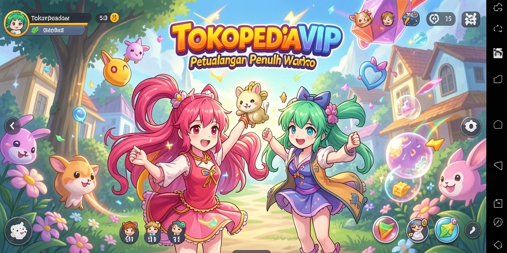 Tampilan gameplay TOKOPEDIAVIP yang menawan dan imersif.